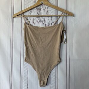 Skims Fits Everybody Cami Thong Bodysuit In Clay Size XS NWT $60